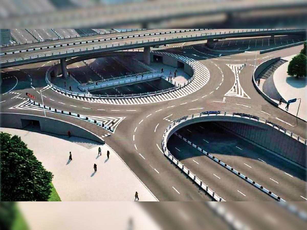 Three-layer flyovers to ease traffic