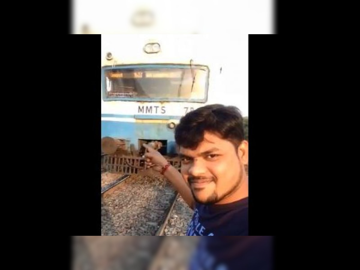 Hyderabad youth critical after selfie in front of train goes horribly wrong