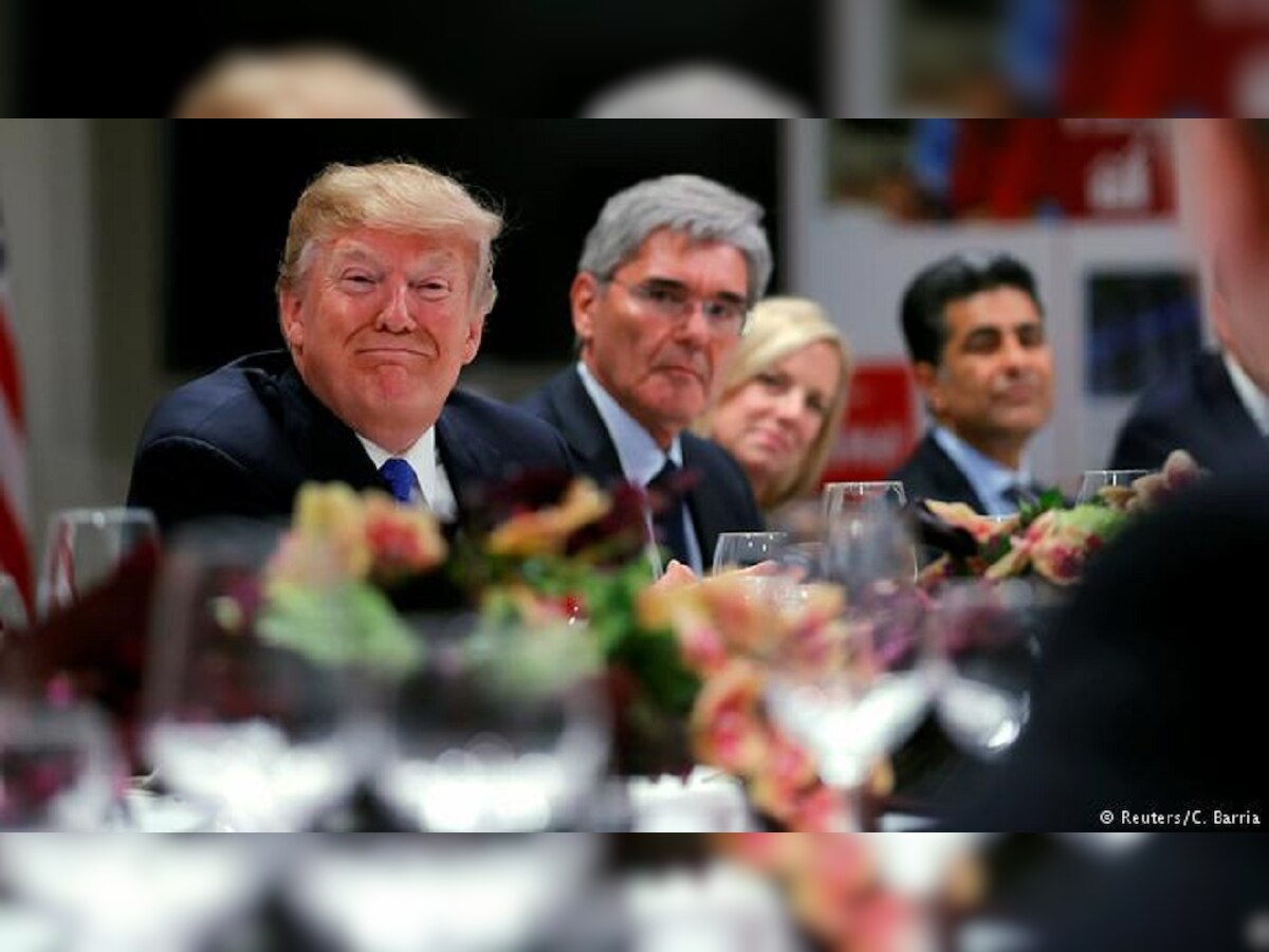 Three Indian-origin CEOs dine with Trump in Davos