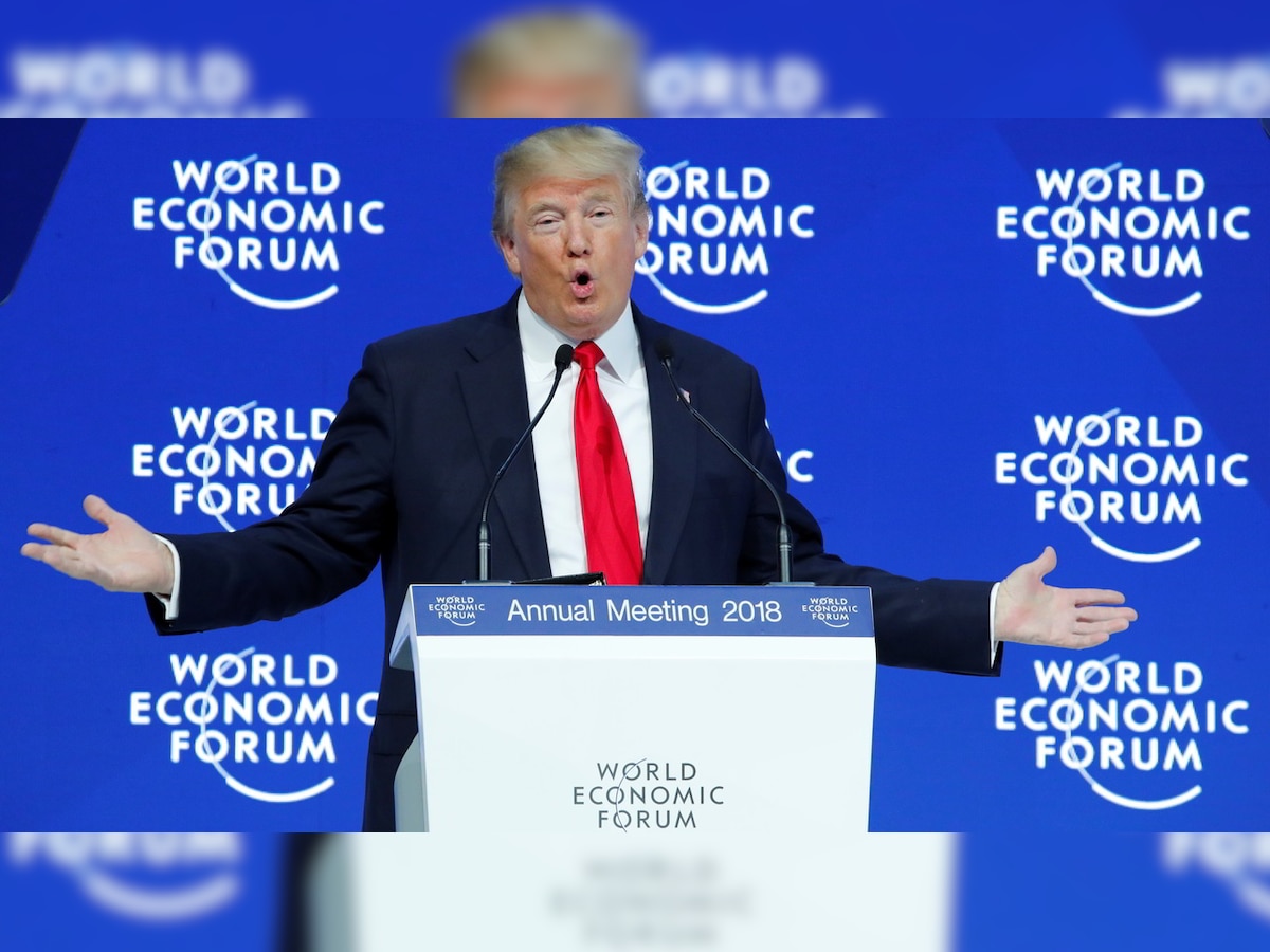 WEF 2018: Donald Trump booed by audience in Davos after he calls press 'fake and vicious'