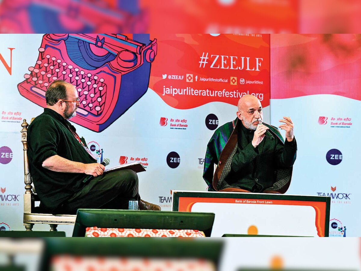 Zee JLF | Hamid Karzai talks Trump and hums 'Guide' on Day 2