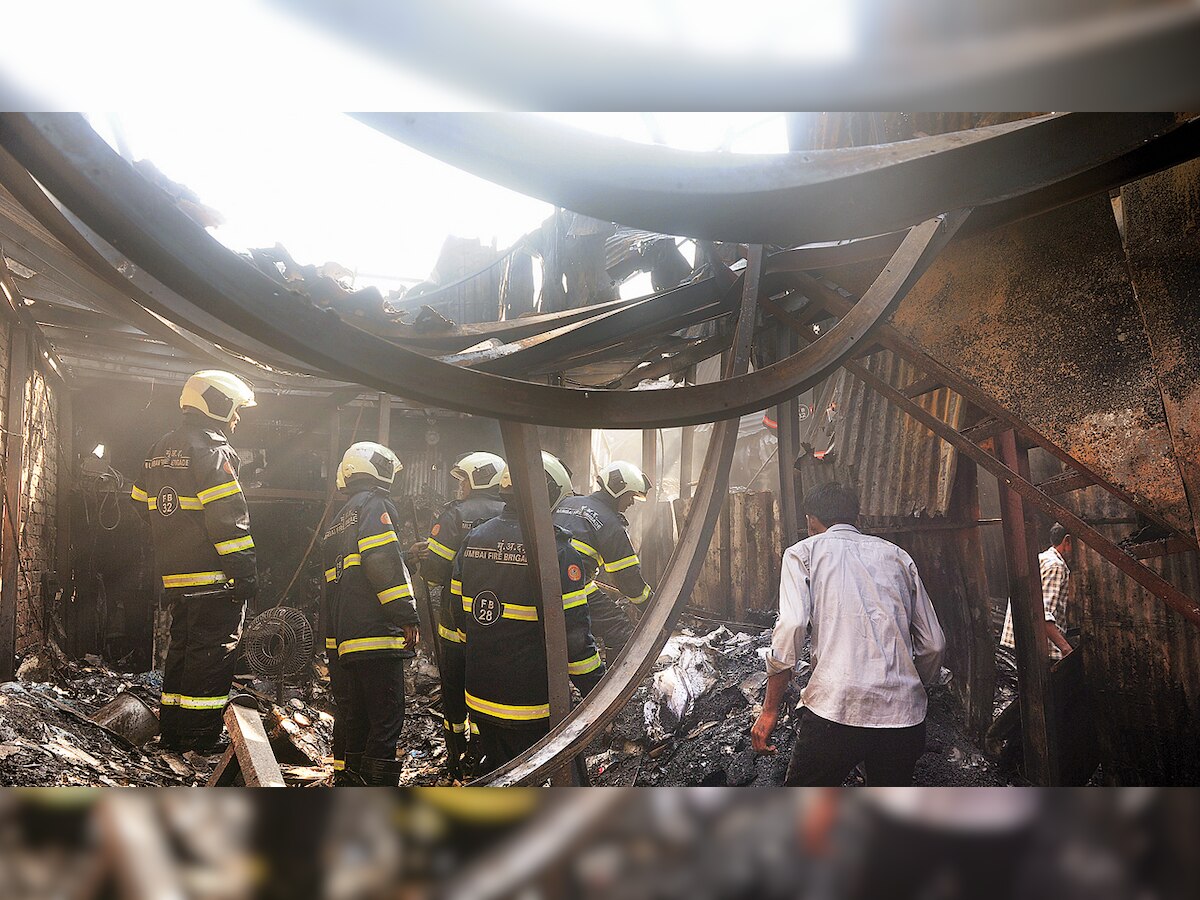 Fire guts 15 stalls at Goregaon industrial estate