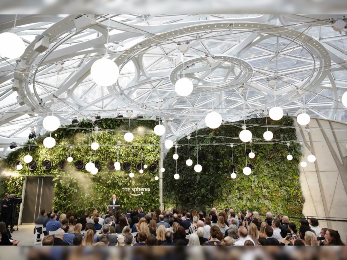 Like, what? Amazon just opened its own rainforest in Seattle!