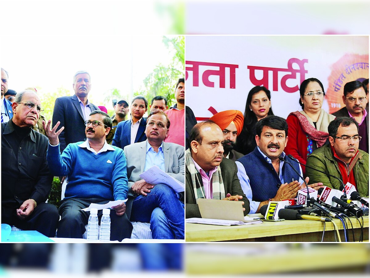 Sealing drive: Delhi CM visits markets, blames BJP-ruled civic bodies