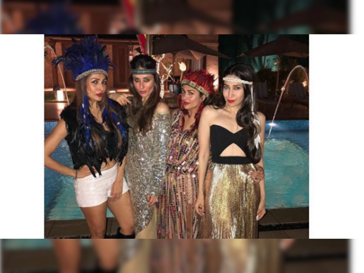 In Pics: Kareena Kapoor Khan, Karisma Kapoor & Malaika Arora Khan shine bright in bling at Amrita Arora's b'day bash