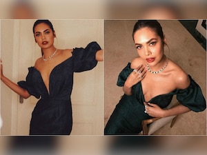 In Pics: Trolls target Esha Gupta once again, this time for sharing her picture in an emerald green gown