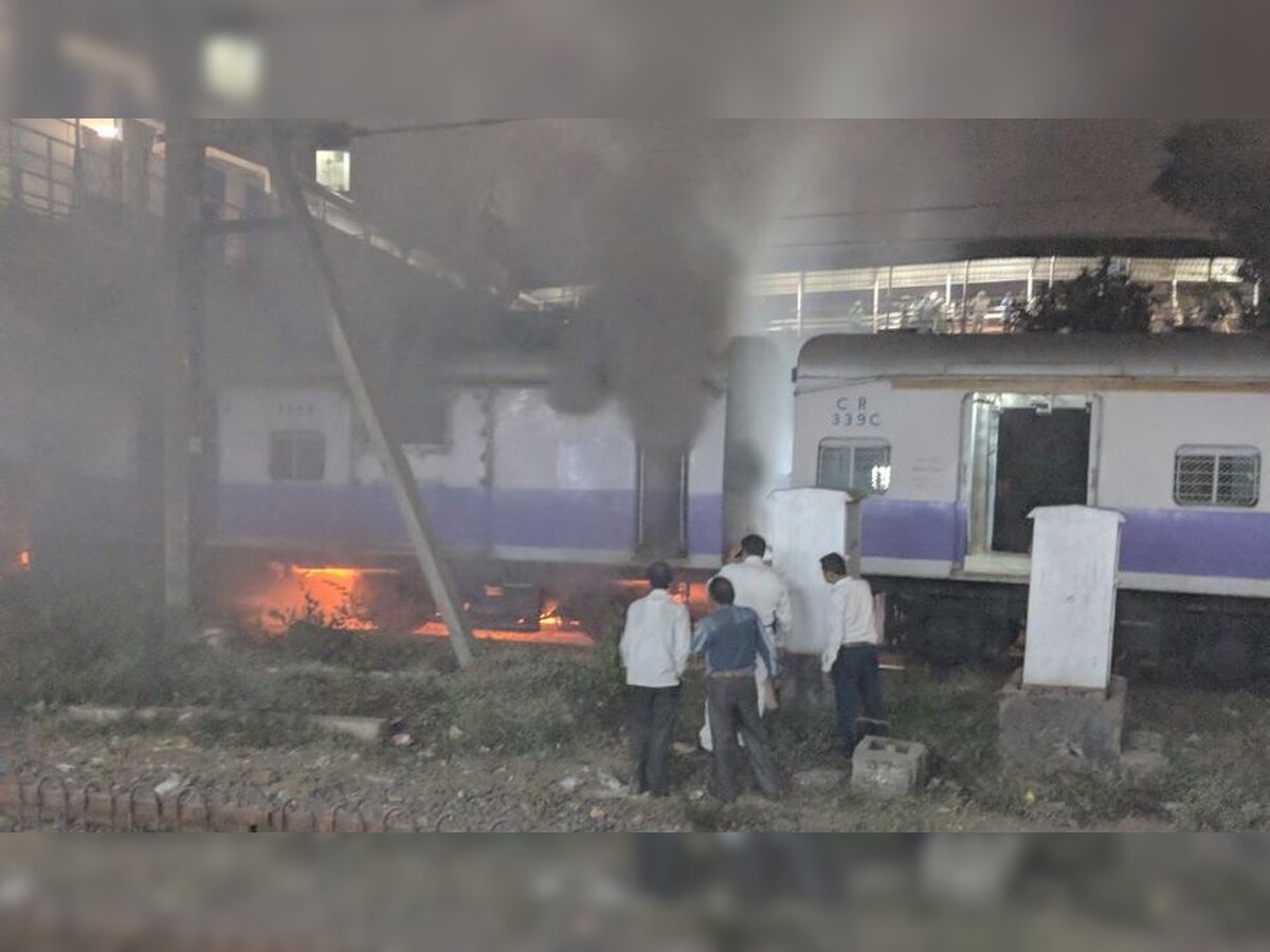 Mumbai: Thousands of Central Railway commuters affected after train catches fire at Dadar station