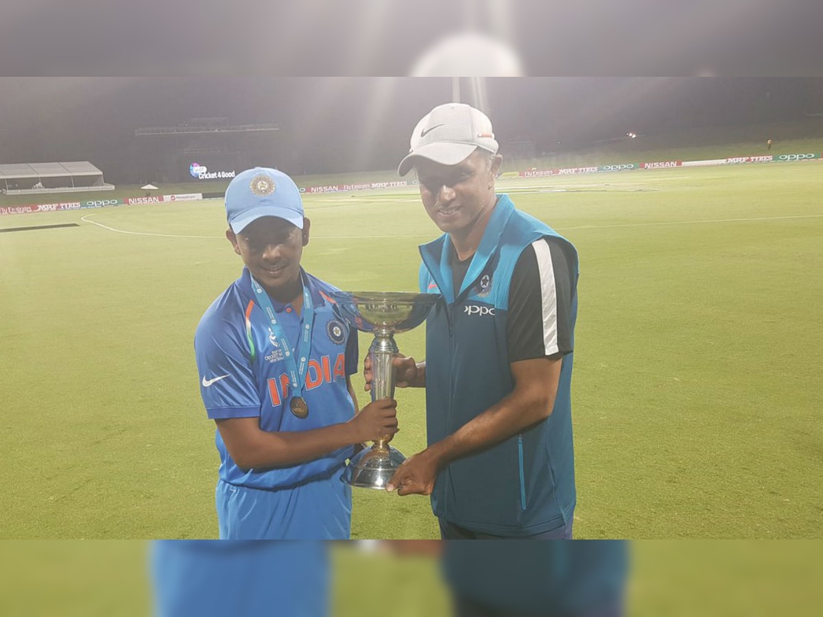 'Finally, a world cup wins Dravid': Twitter praises under-19 coach Rahul for India's win