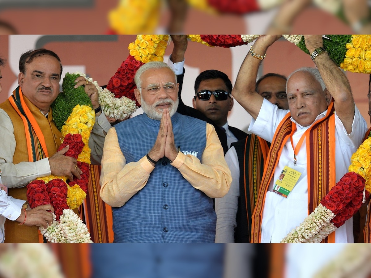 In Karnataka, PM Modi says countdown for exit of Congress govt has begun, farmers his 'TOP' priority