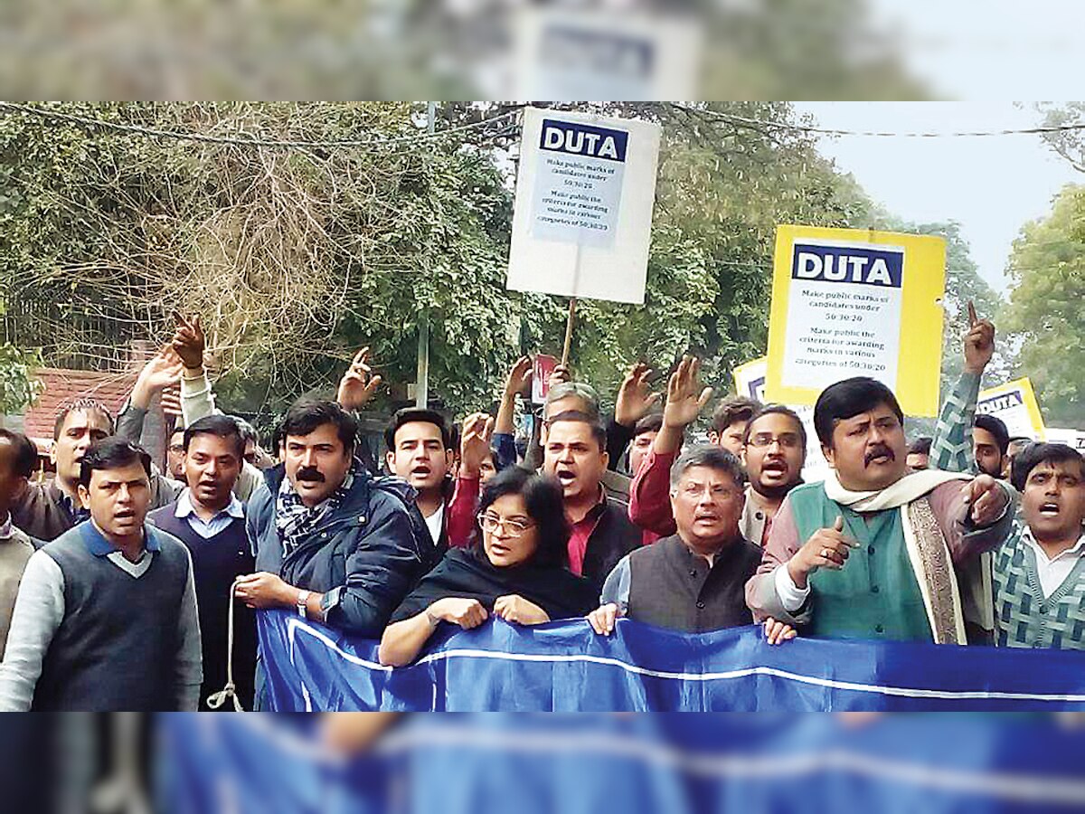 DU Teachers Association on 2-day strike over appointment of 126 assistant professors