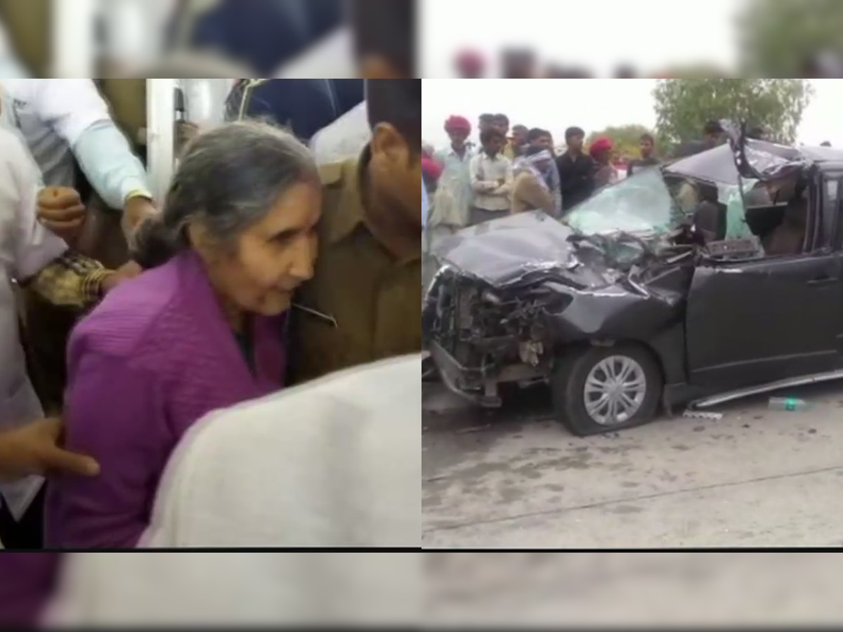 PM Narendra Modi’s wife Jashodaben injured, her relative killed in Chittorgarh car crash