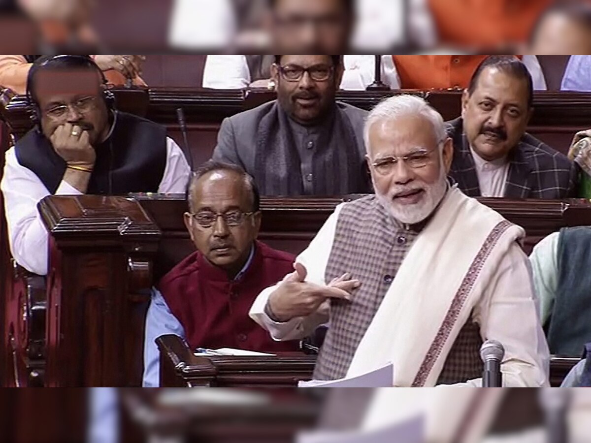 Cong-mukt Bharat was Mahatma's dream, we are following his path: PM Modi continues his tirade in Rajya Sabha