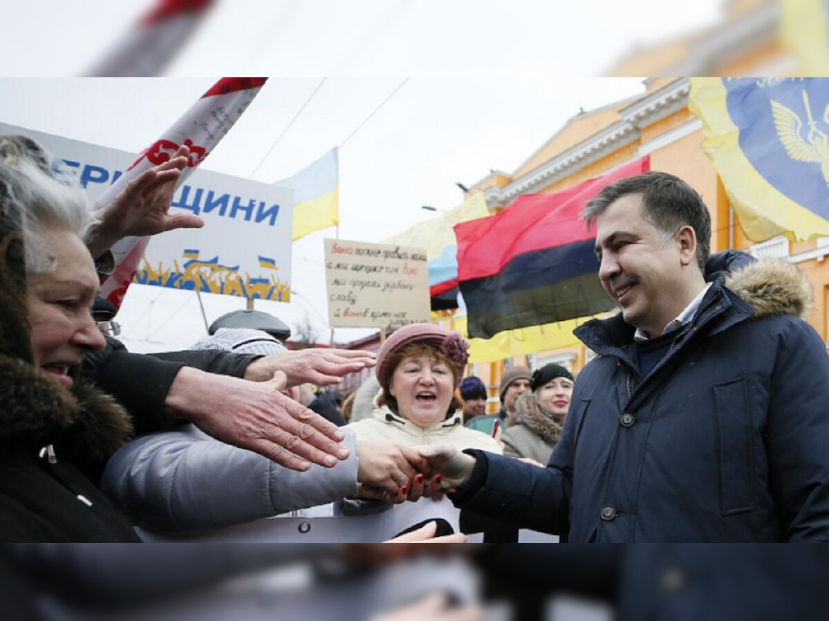 Ukrainian Opposition leader Saakashvili detained in Kiev, facing deportation 