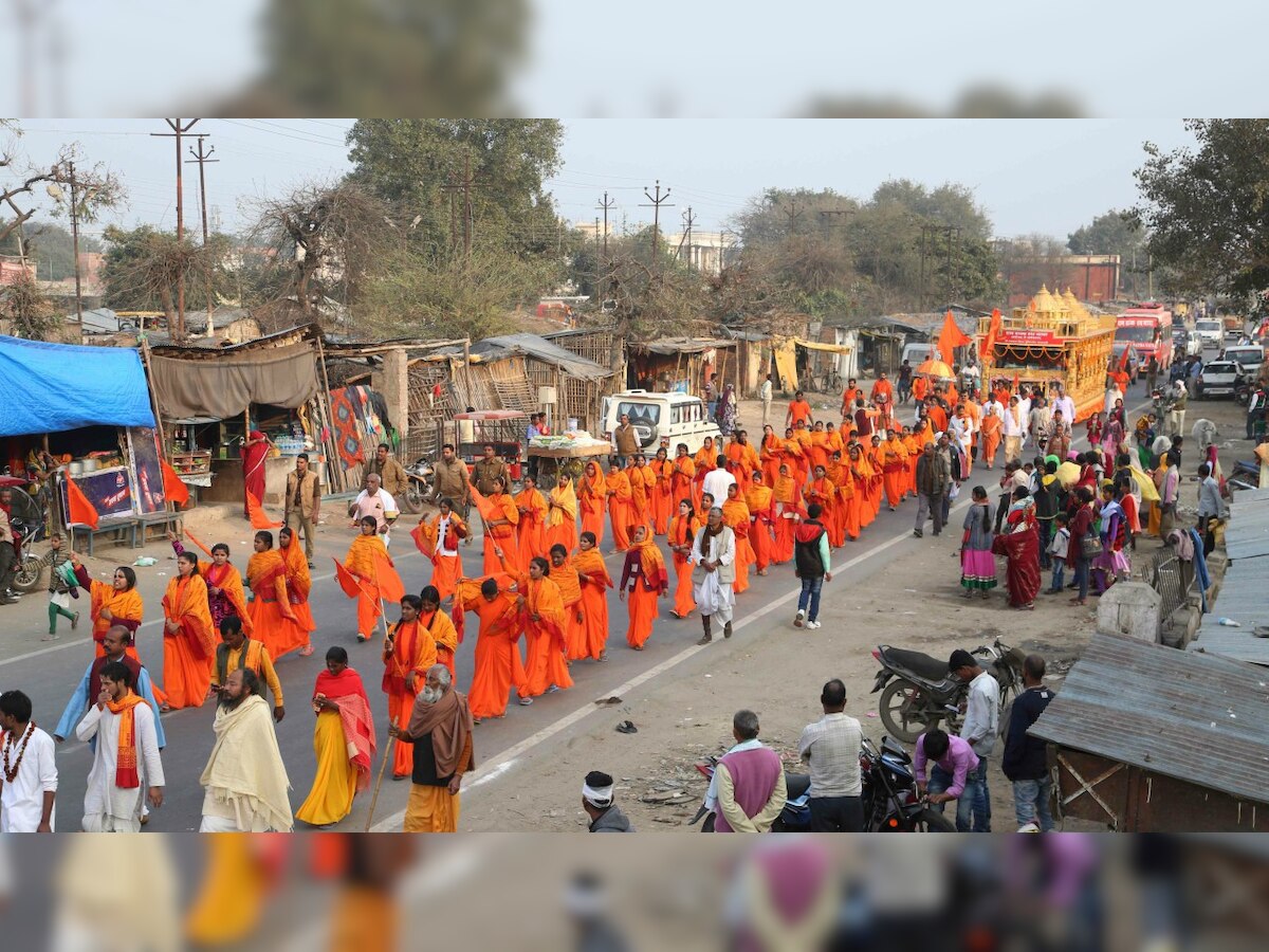 39-day long Ram Yatra flagged off from Ayodhya, Yogi Adityanath stays away