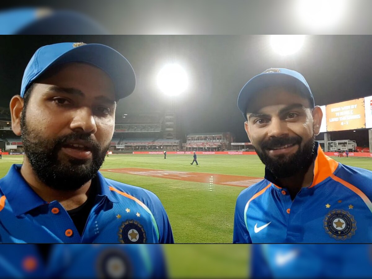 WATCH | Rohit Sharma's 'quick selfie interview' with Virat Kohli after historic series win in South Africa