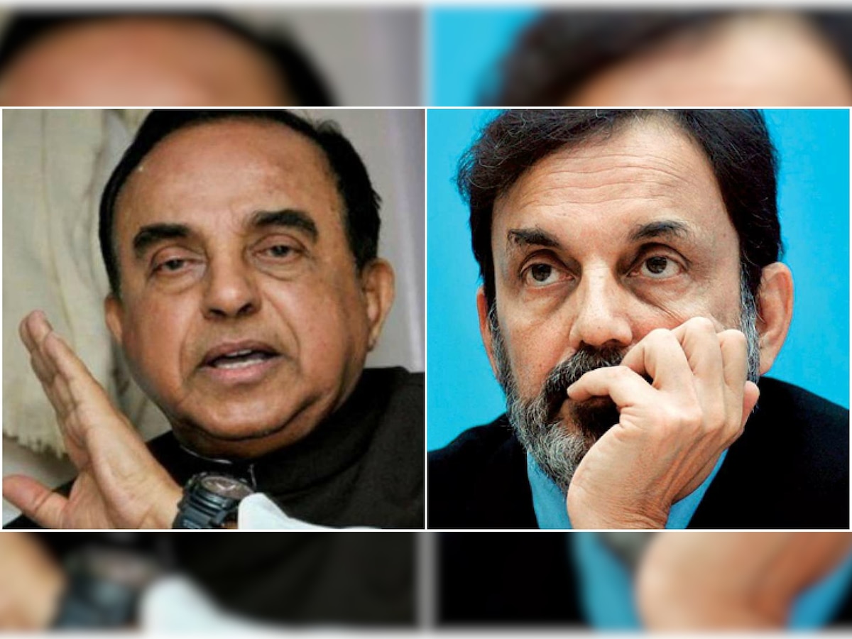 Subramanian Swamy alleges NDTV's Prannoy Roy will escape to South Africa; Roy calls him a liar