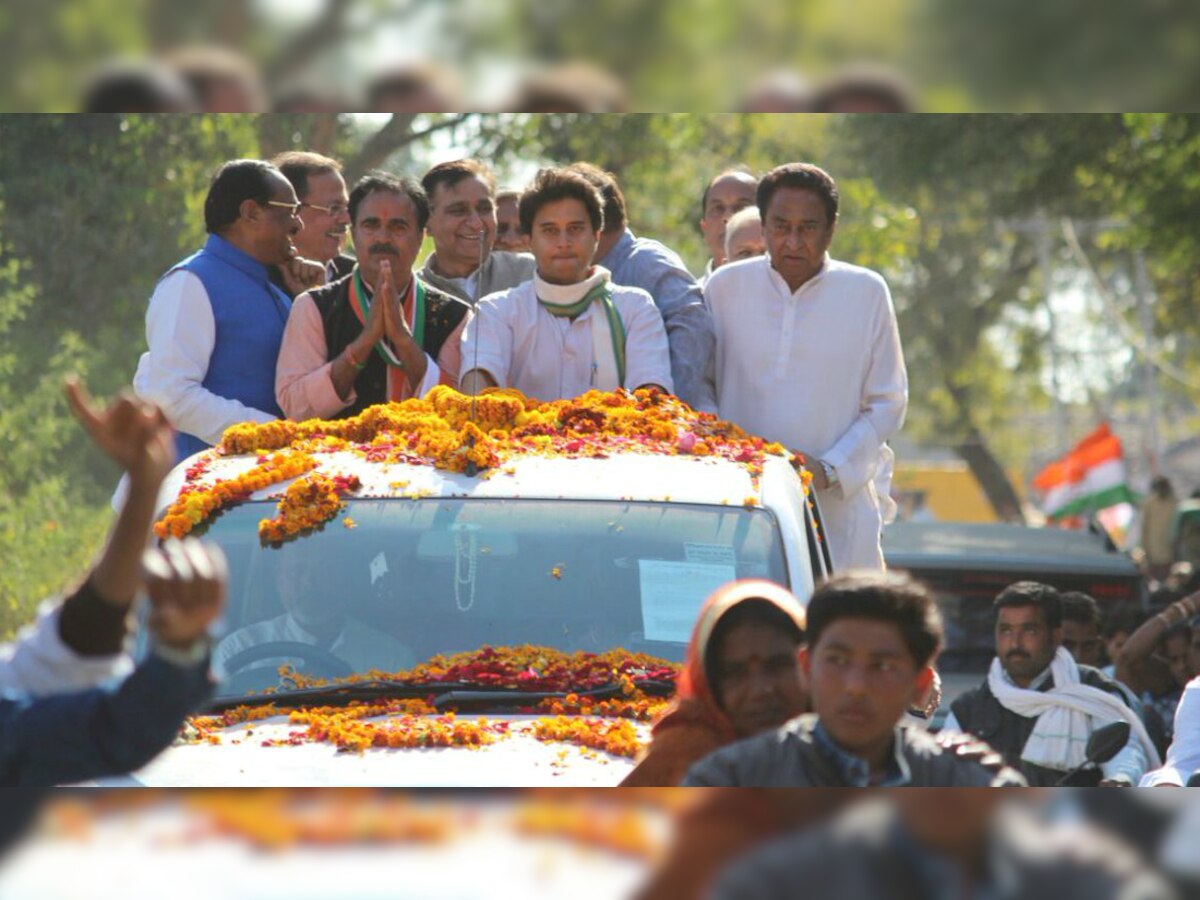 Madhya Pradesh bypolls: Yashodhara Raje, nephew Jyotiraditya Scindia hit hustings
