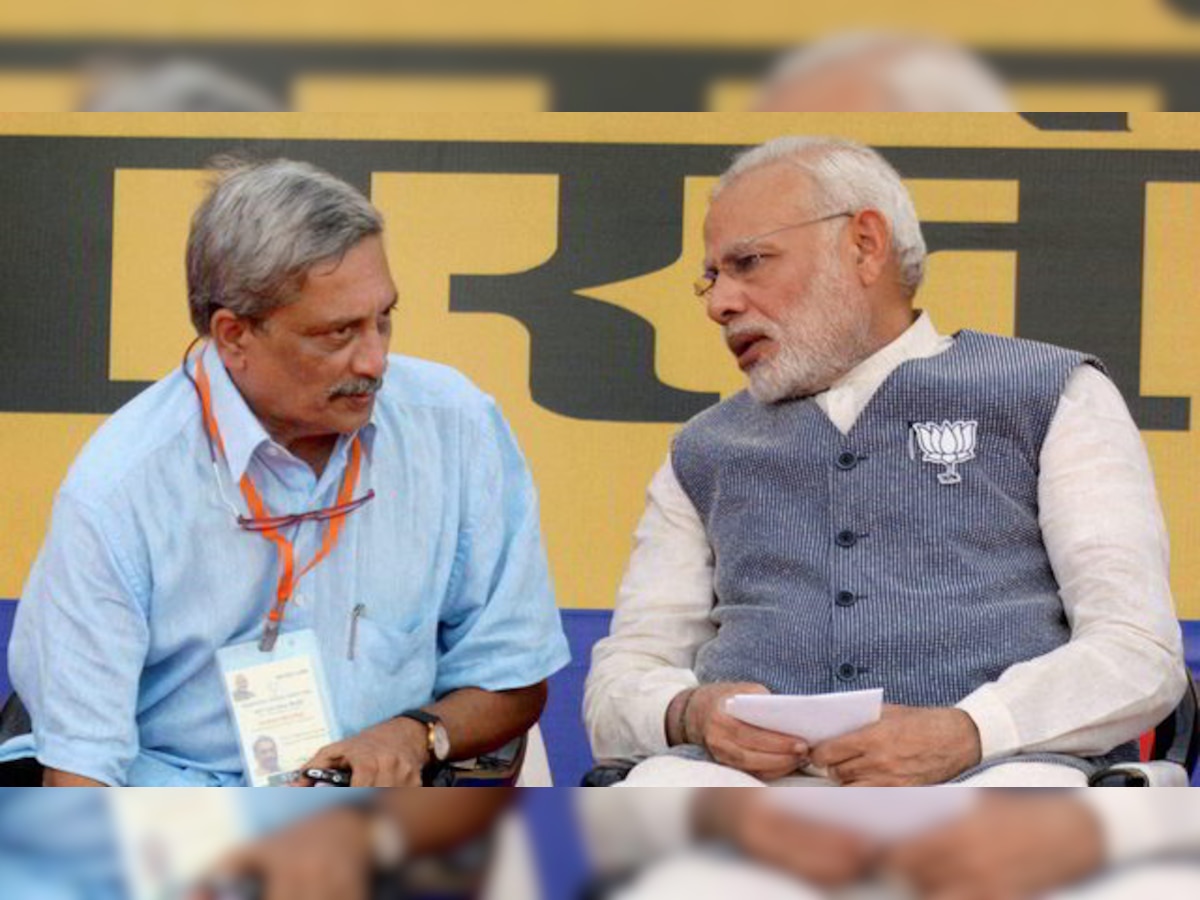 PM Modi visits ailing Goa CM Manohar Parrikar at Mumbai's Lilavati Hospital