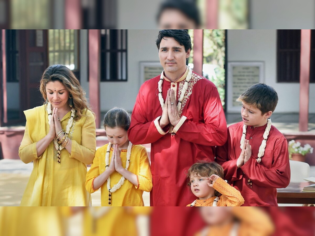 Isn’t this choreographed cuteness all just a bit much now? Omar Abdullah unimpressed with the Trudeaus 