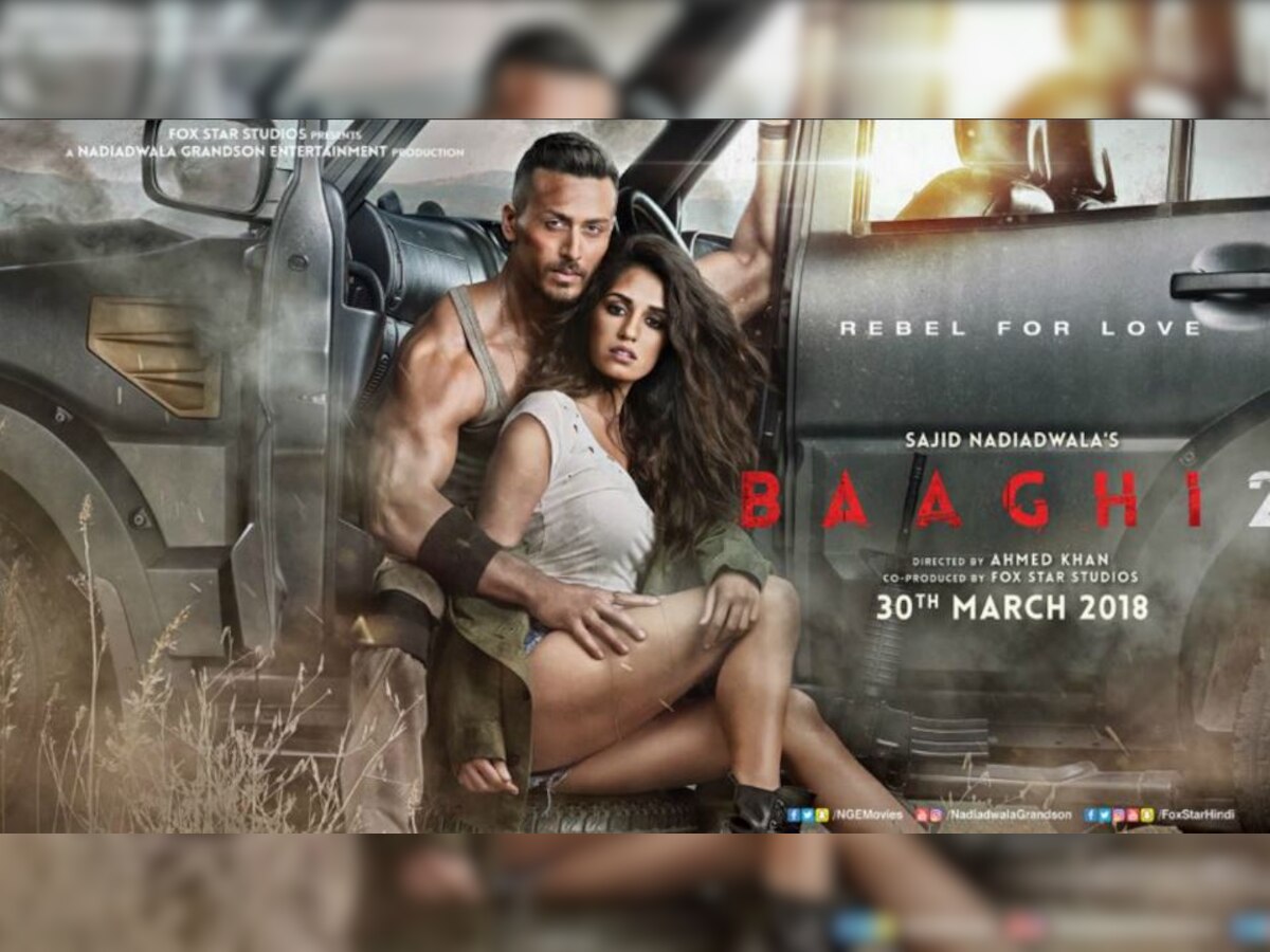 'Baaghi 2' poster: Tiger Shroff, Disha Patani are all set to rebel for love