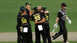 T20 Tri-series: New Zealand limp to 150 for nine, Ashton Agar shines for Aussies