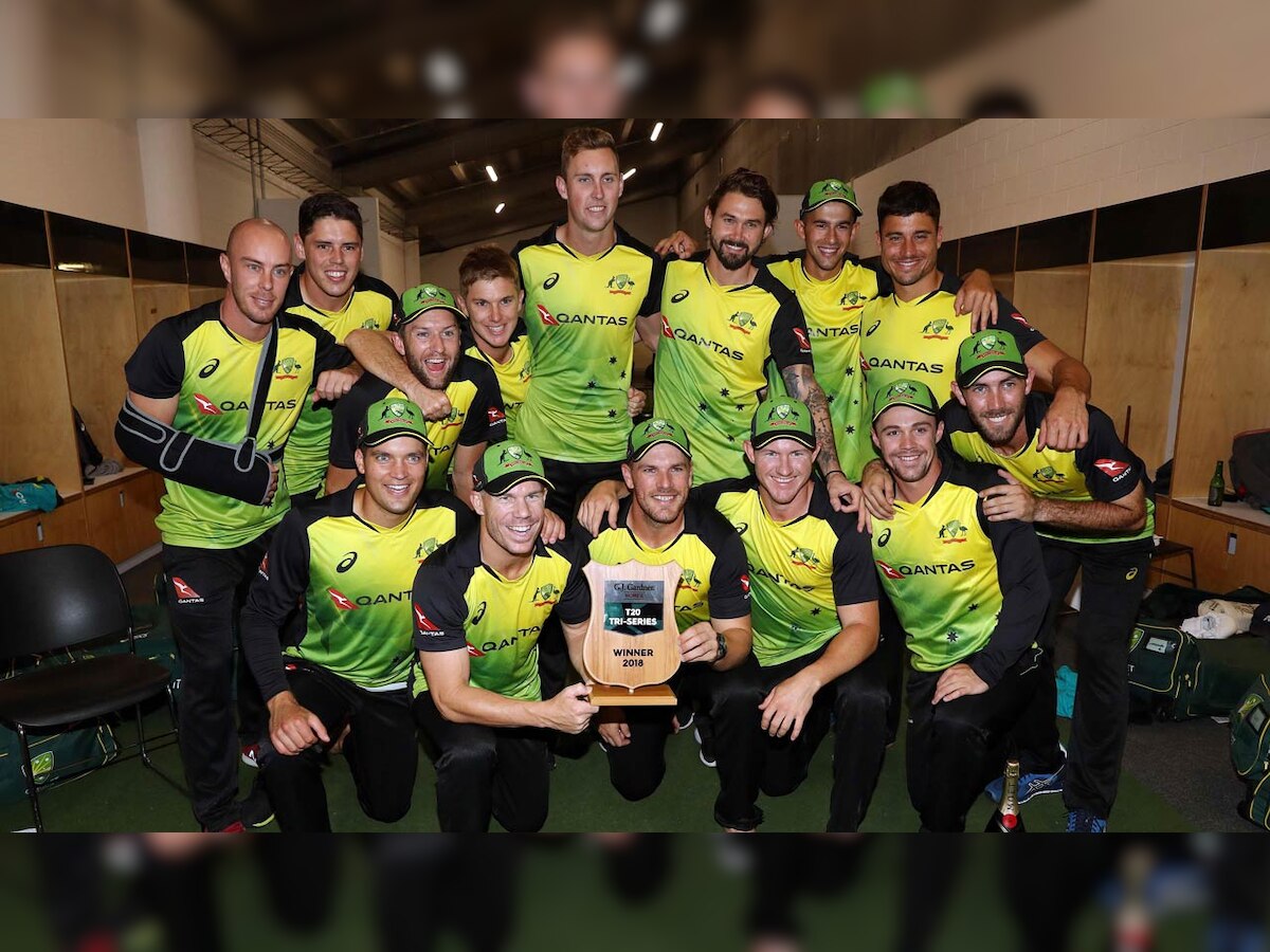 T20 Tri-series: Ashton Agar's three-for helps Australia clinch series in truncated final
