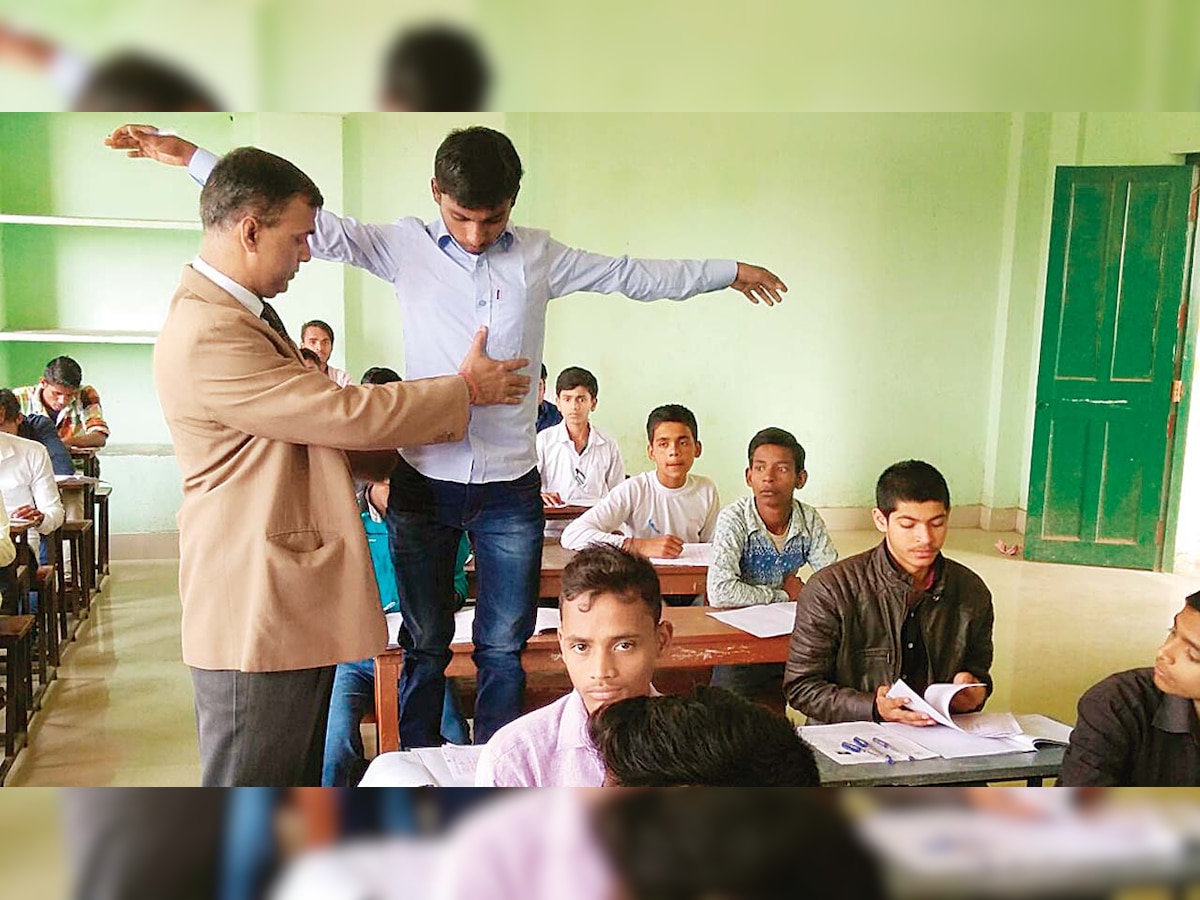 Bihar 10th board exam turns slipper-y for students