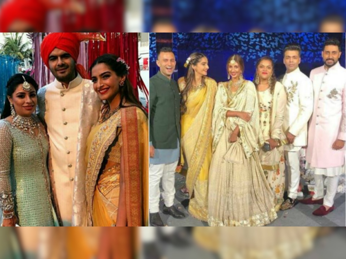 Sonam Kapoor, beau Anand Ahuja have a gala time at Mohit Marwah's wedding, see pics and videos