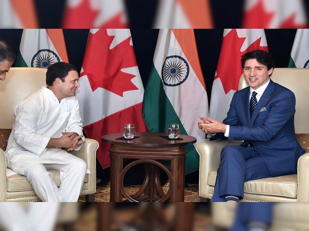 Rahul Gandhi meets Justin Trudeau; both share 'commitment towards liberal values'