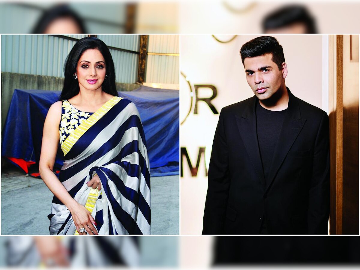 Karan Johar’s dream of directing Sridevi remains unfulfilled