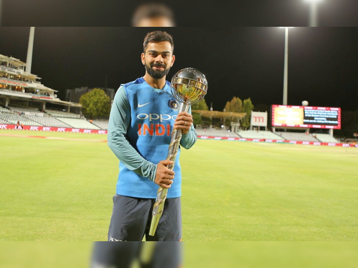 Watch: Virat Kohli receives ICC Test Championship Mace, sends special message to fans