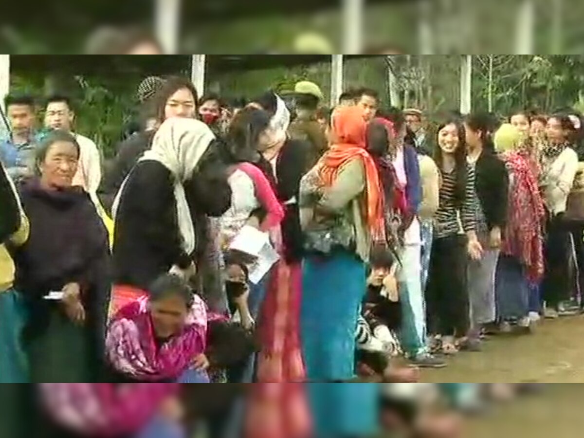 Voting underway in Meghalaya, Nagaland for crucial Assembly elections; Blast reported in Tizit polling station 