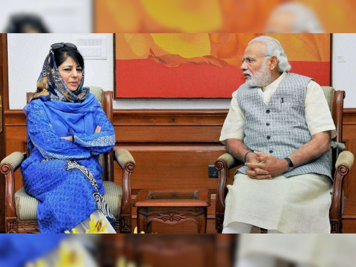 Mehbooba Mufti meets PM Modi; discusses security, development