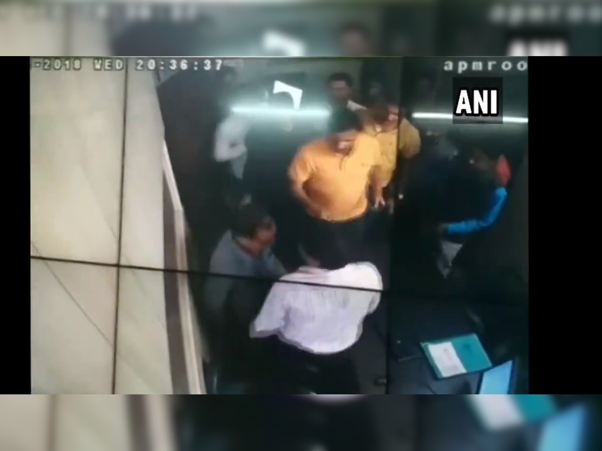 Uttar Pradesh: Caught on camera, BJP leader and his son thrash toll plaza employee 