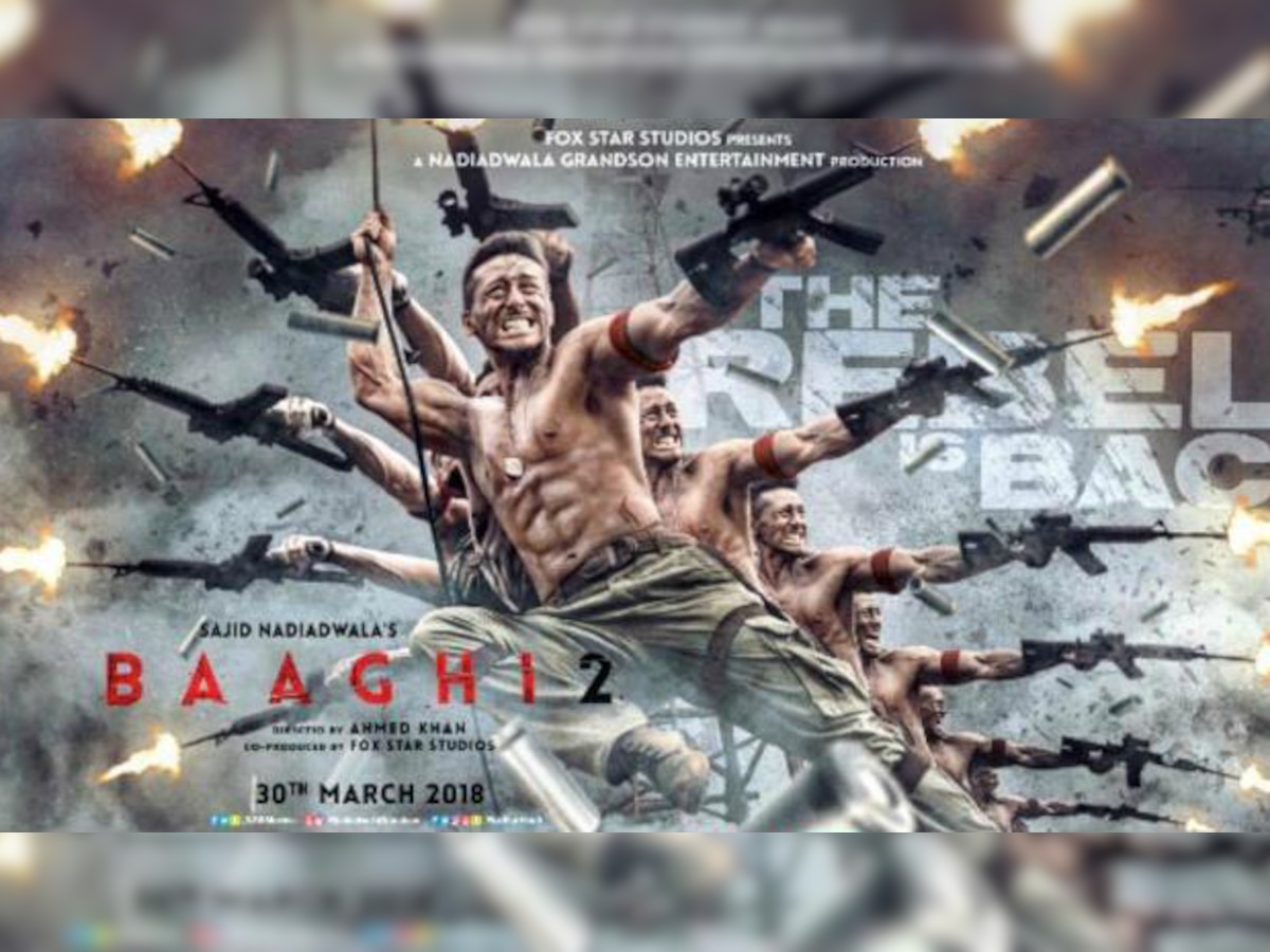 'Baaghi 2' new poster out: Tiger Shroff is all set for a deadly combat