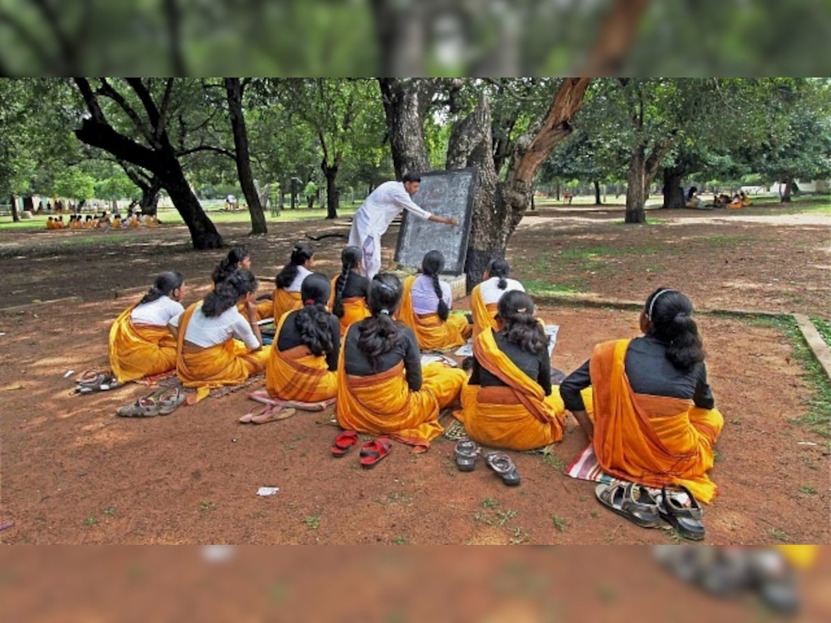 TMC workers assault students of Visva-Bharati University who protested cutting of trees