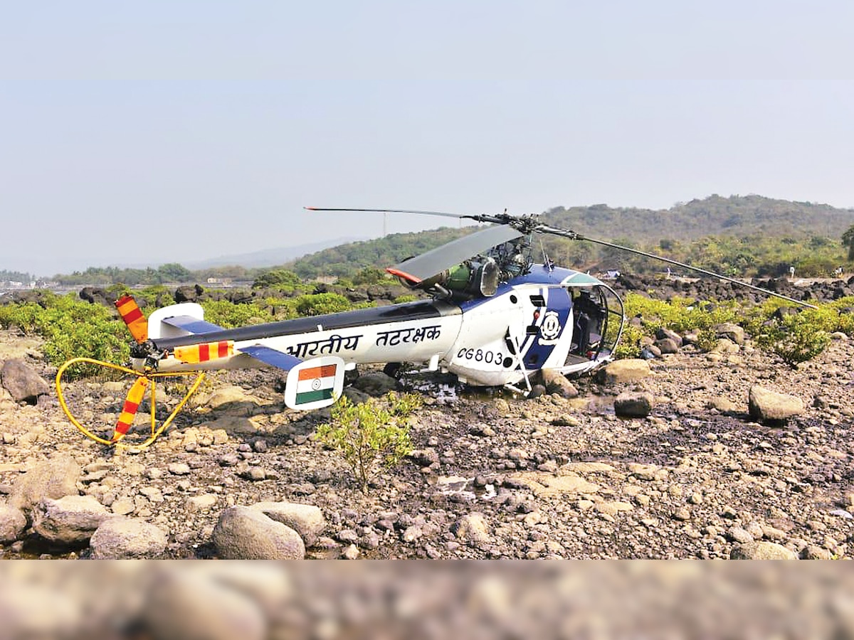 Pilot hurt as Indian Coast Guard's Chetak crash-lands at Murud