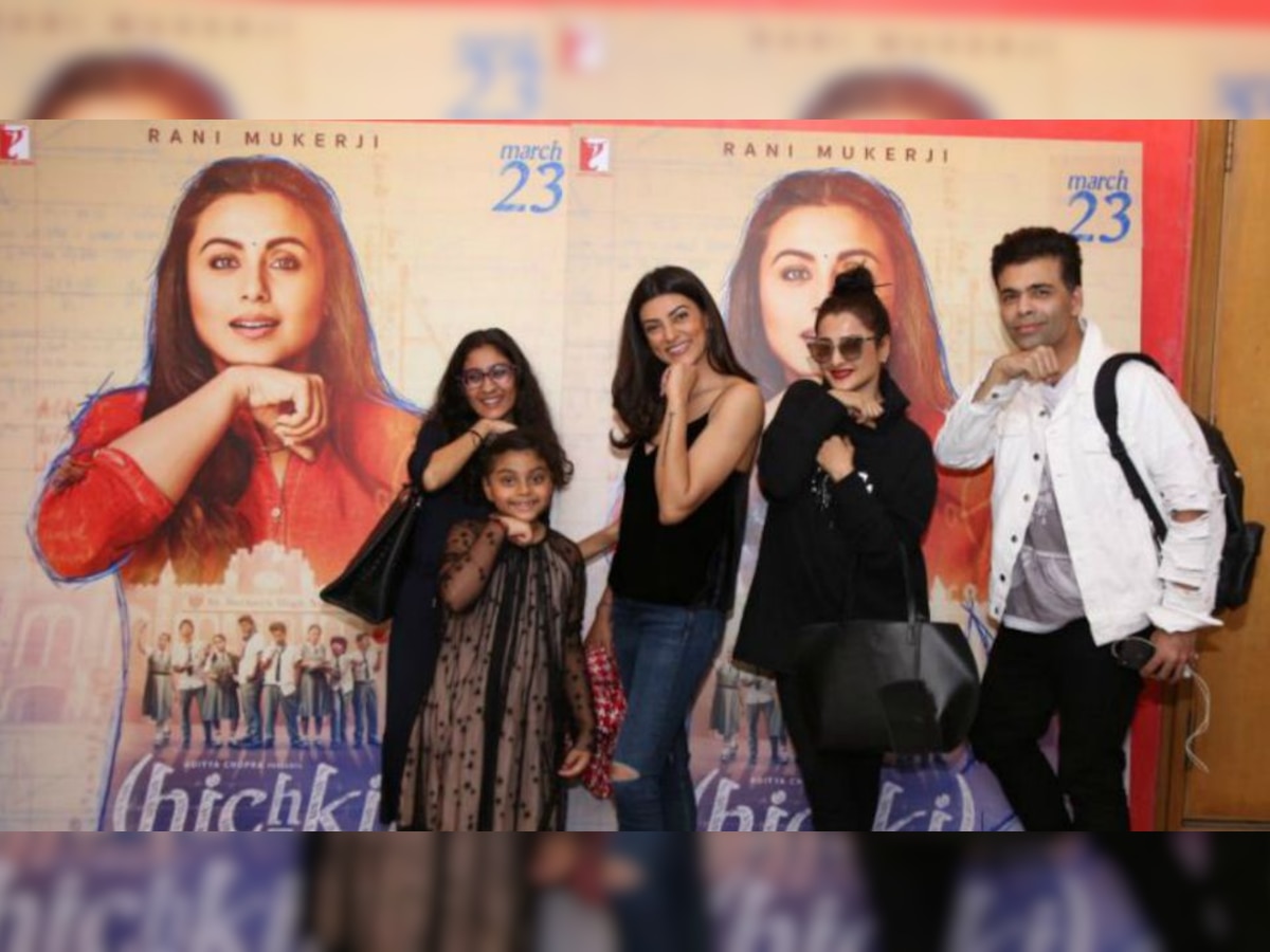 Hichki special screening: Here's what Sushmita Sen and Karan Johar have to say about Rani Mukerji's film