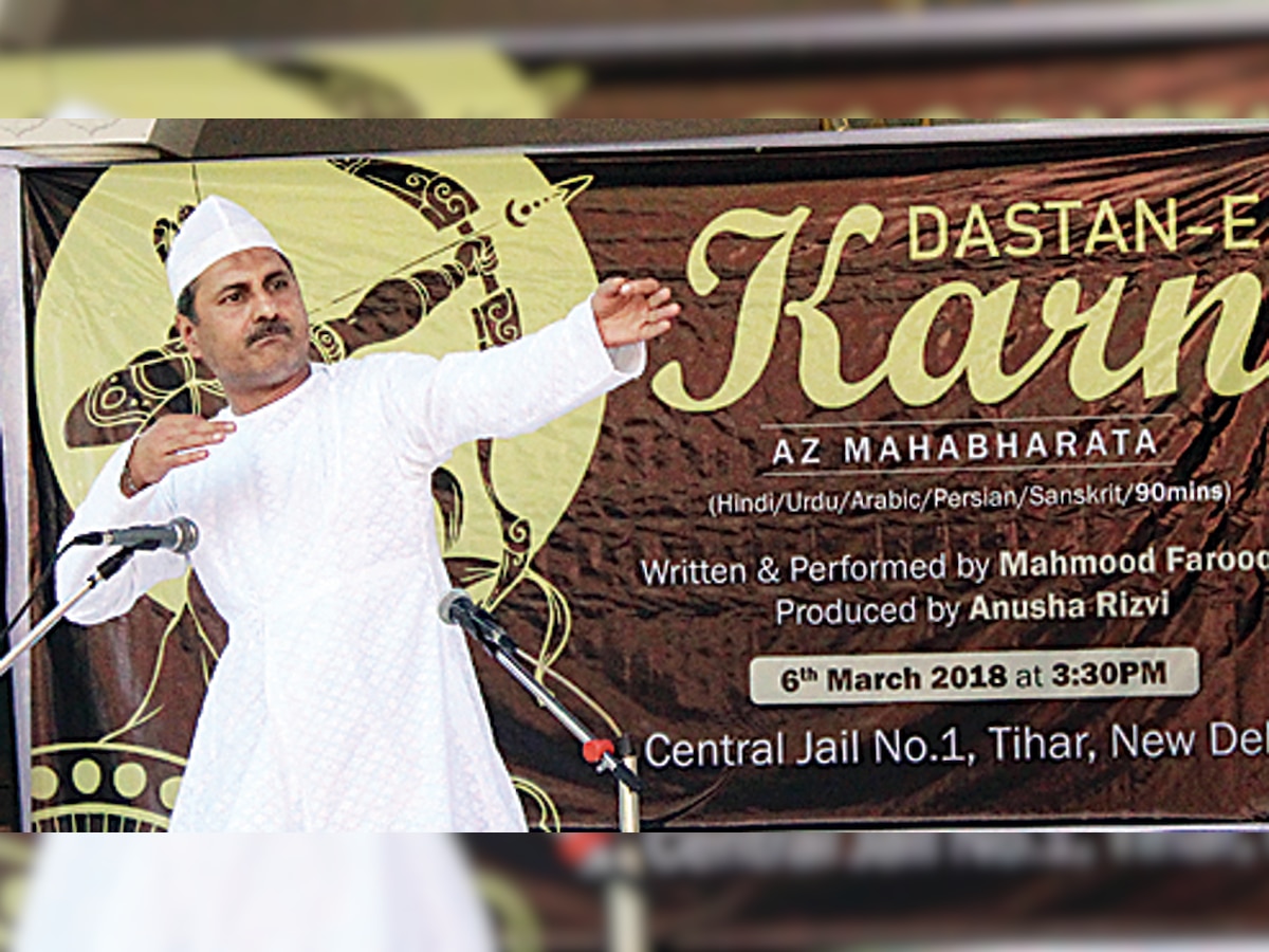 Dastangoi performer Mahmood Farooqui returns to stage with Dastan-e-Karn Az Mahabharat