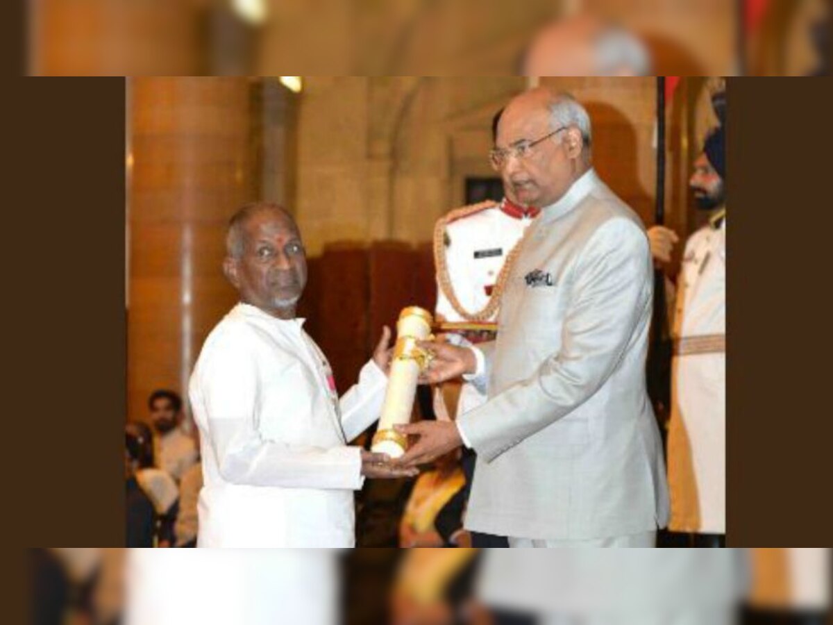 Twitter explodes! Music maestro Ilaiyaraaja honoured with Padma Vibhushan by President Kovind