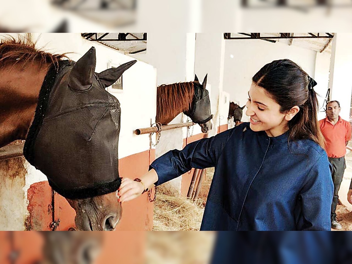 Anushka Sharma spends time with horses in Bhopal!