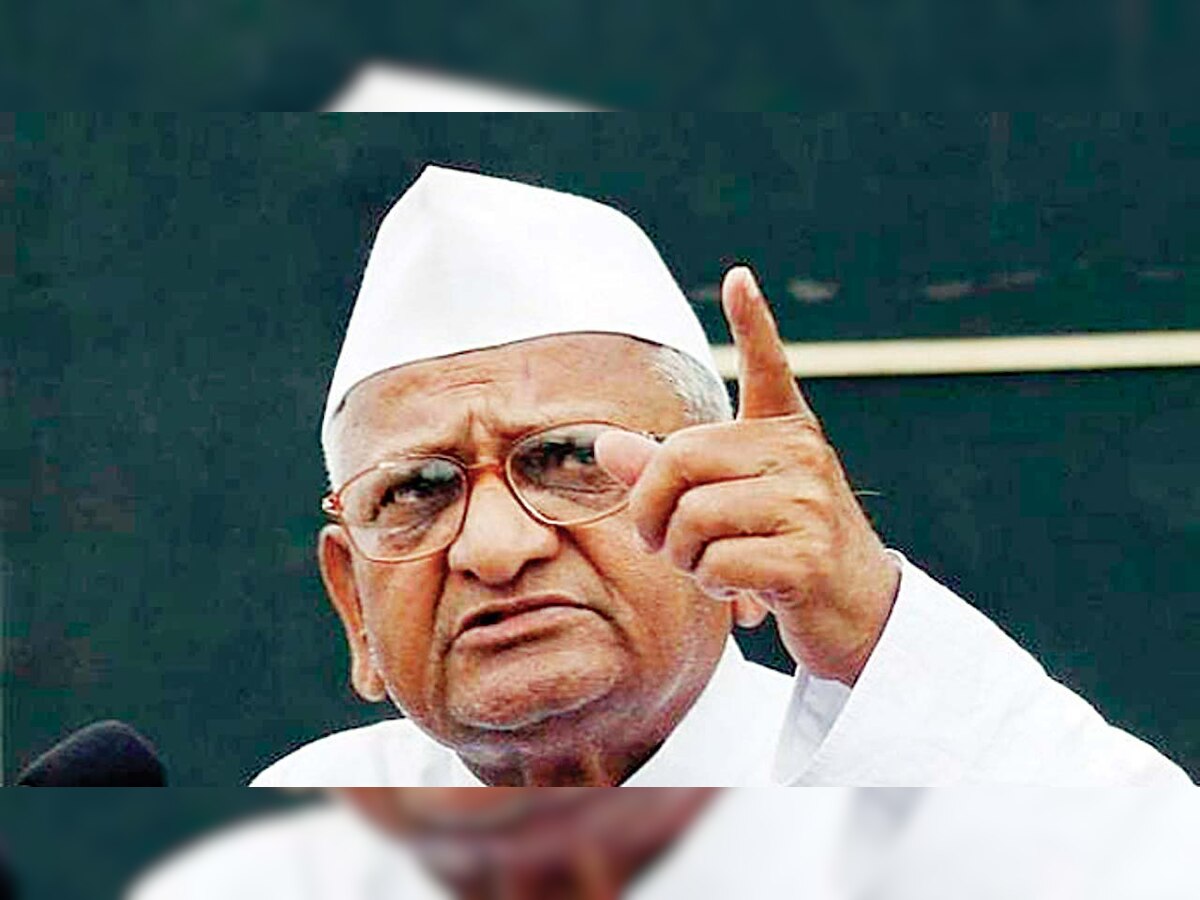 Anna Hazare makes team swear off politics; to resume protest for Jan Lokpal, farmers' issues tomorrow