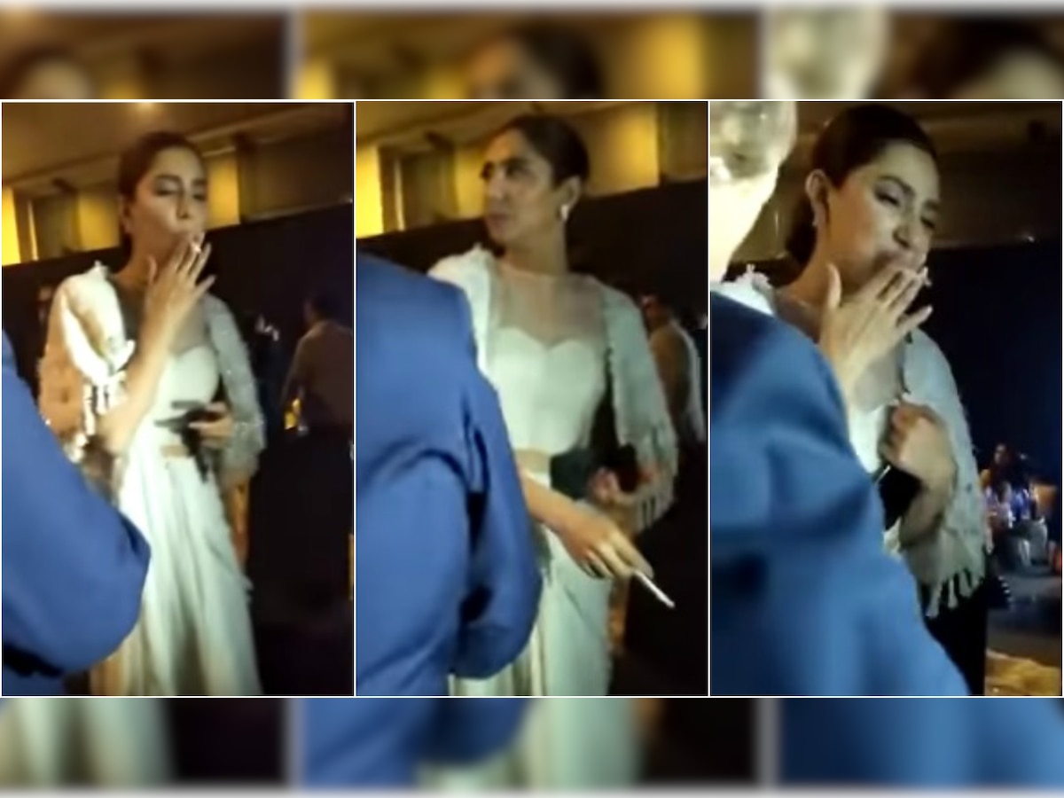 Watch: Another video of Mahira Khan smoking goes viral and the Twitterati isn't pleased!