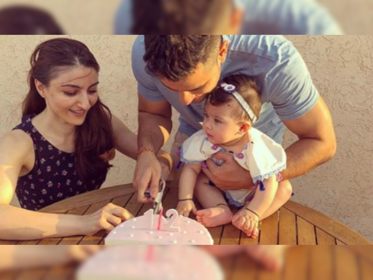 Soha Ali Khan and Kunal Kemmu celebrate baby Inaaya's half birthday and the picture is aww-dor-able!