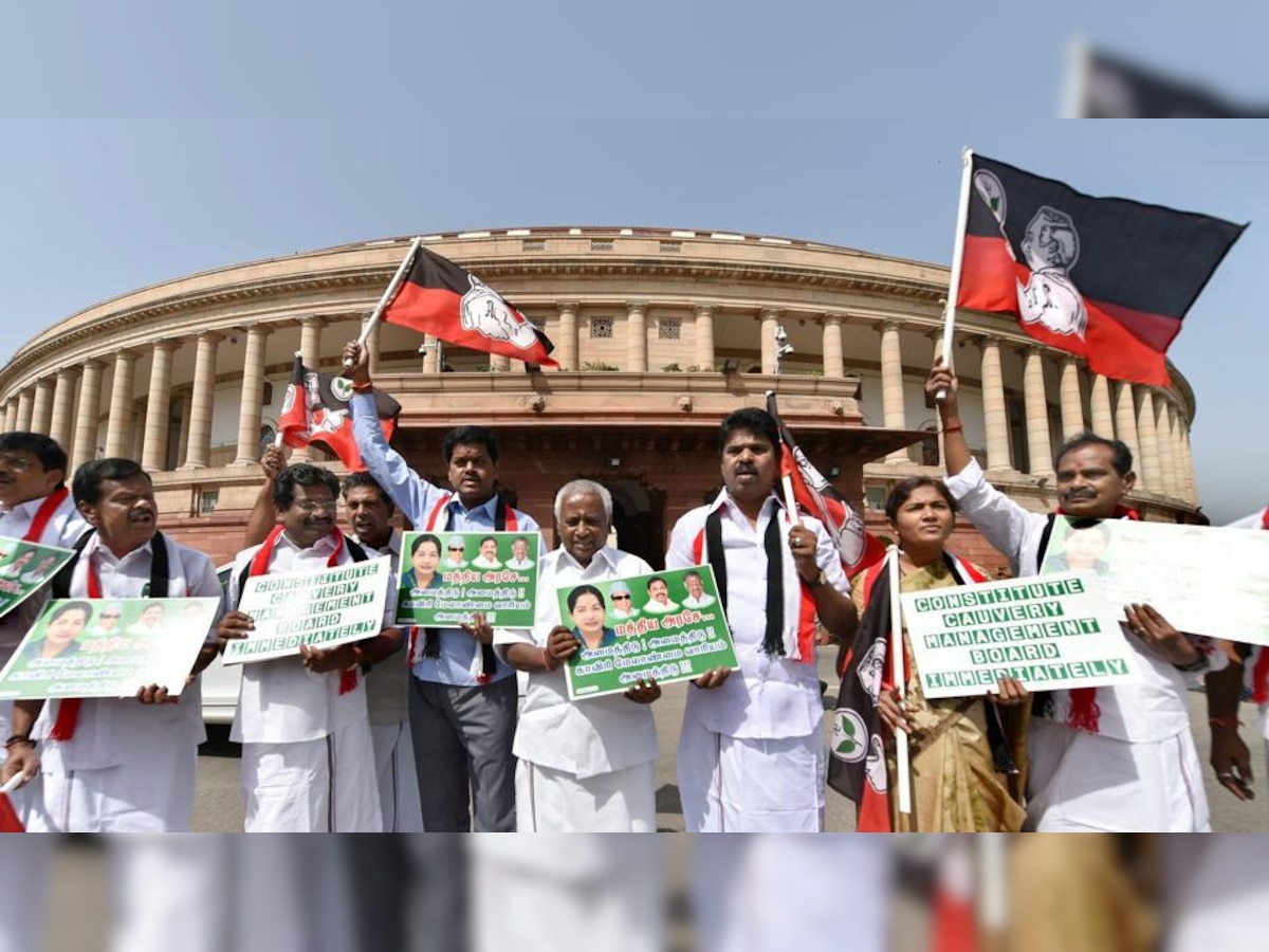 Cauvery issue: AIADMK to hold hunger strike on April 3, DMK to show black flag to PM Modi on April 11