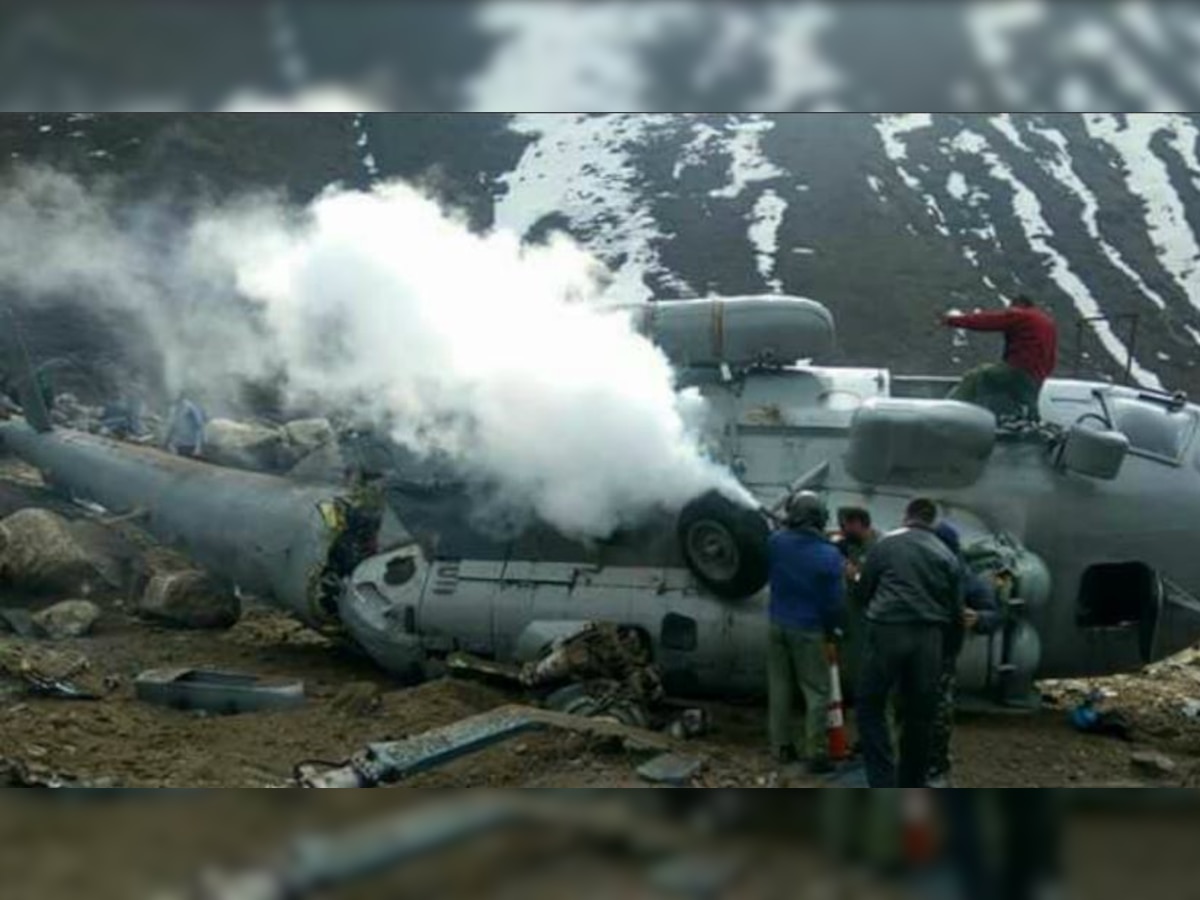 MiG 17 chopper crashes near Kedarnath, narrow escape for passengers 