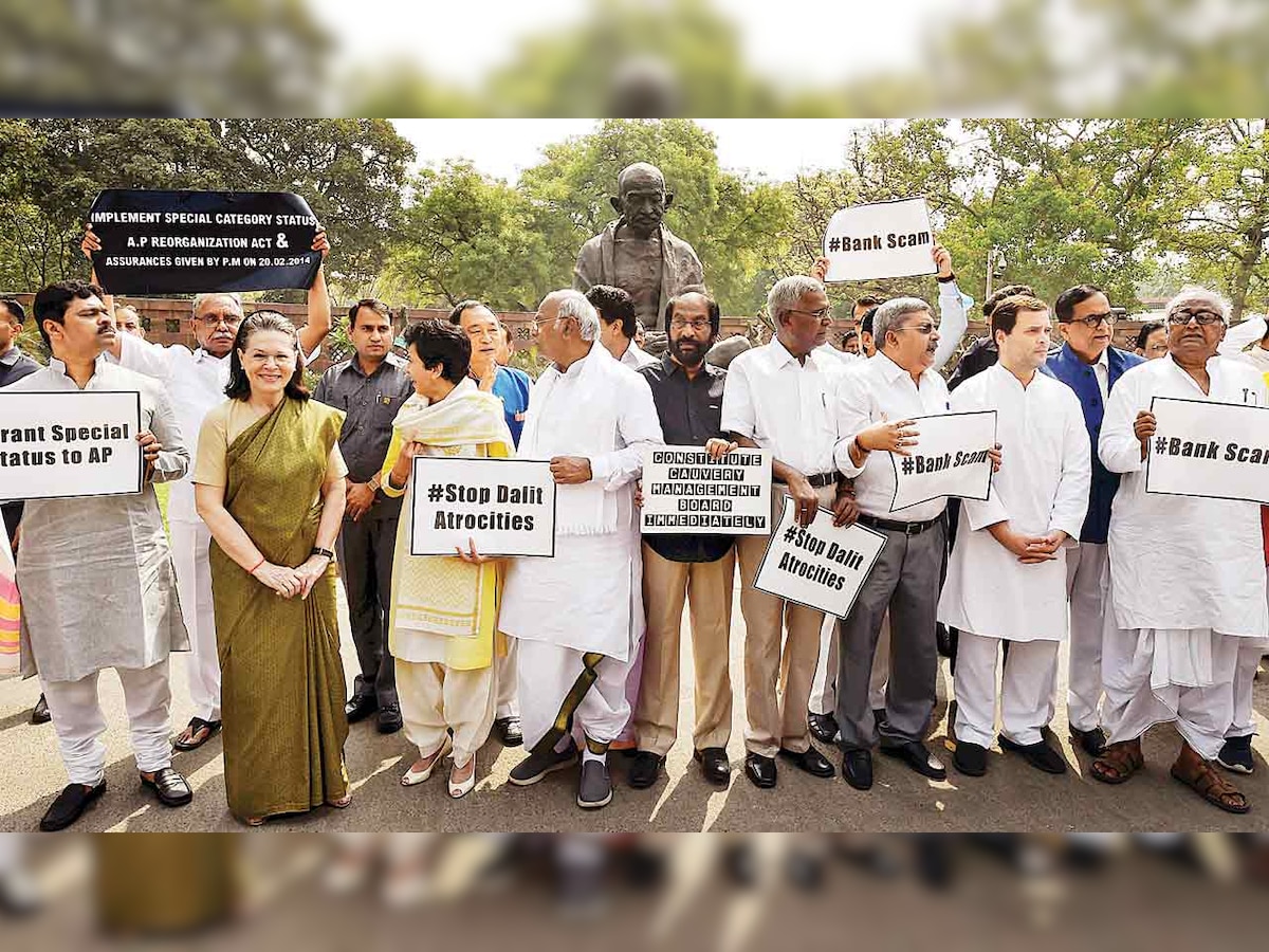 Sonia Gandhi, Rahul Gandhi lead protests against govt over a range of issues