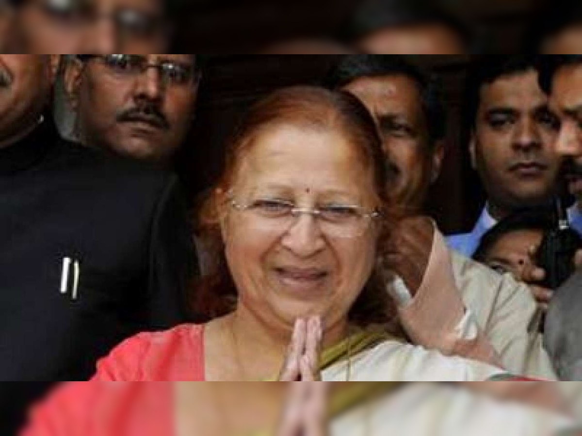 See pics: TDP MPs lie down inside Lok Sabha speaker's chamber to demand special status for AP