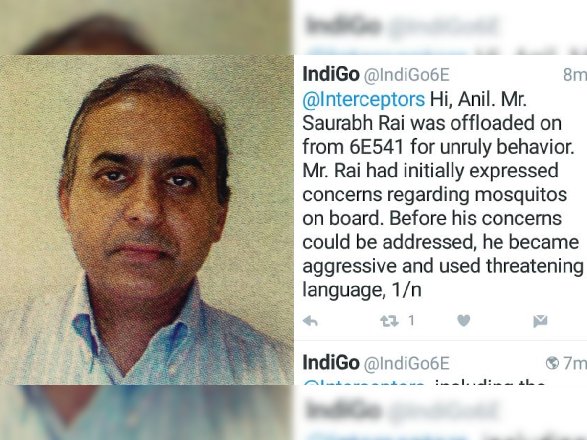 IndiGo offloads Bengaluru heart surgeon after he complains about mosquitoes, says he used aggressive language 