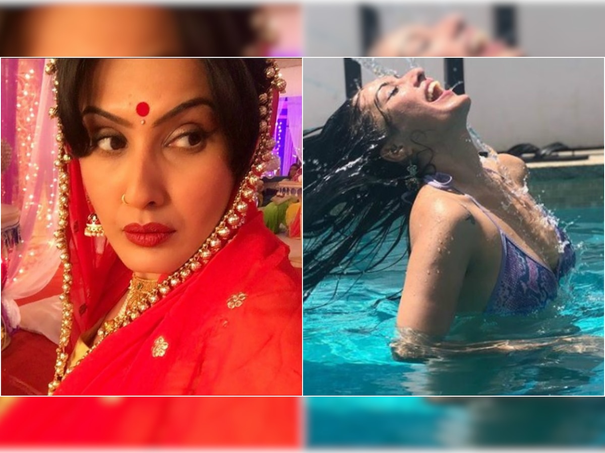 Læne Tog mekanisk Shakti' actress Kamya Punjabi's killing it in a bikini as she beats the  heat in a pool, Check pic
